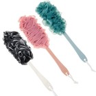 Back Scrubber For Shower loofah Long Handle Bath Body Brush soft Nylon Mesh S   