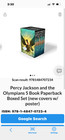 Percy Jackson And The Olympians Complete Series 5-book Box Set New Factory Seal