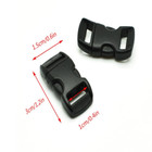 10 Pcs Plastic Strap Adjustable Buckle Side Release Clips Webbing Rucksack New 