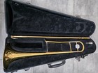 Yamaha Ysl 200ad Advantage Gold Tenor Trombone With Mouthpiece   Case
