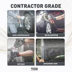 Mzb 6 4gal 110v Ultra Quiet Air Compressor 70db Oil-free W wheels