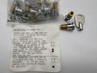 12   2 New High Security Gumball Machine Lock And Key Oak Northwestern Eagle Aa