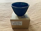 Iwachu Japanese Cast Iron Tetsubin Hobnail Tea Cup Black Gold