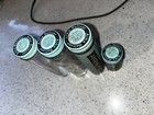 Vintage Alka Seltzer Glass Bottle Tube Metal Screw Cap Lot
