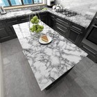 Livelynine Marble Wall Paper 15 8x394 Kitchen 15 8 X 394  Granite Gray 