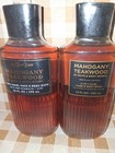 Bath   Body Works Mahogany Teakwood 3-in-1 Hair Face Body Wash Shower Gel X2