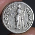 Antoninus Pius Denarius 140ad Ancient Roman Empire Silver Coin Clementia Avg