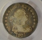 1807 Draped Bust Quarter  Pcgs G04  Nicely Toned