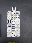 Mixed Lot Of  Vintage Modern Dice White  Red yellow   Various Sizes Lot Of 75