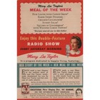 Mary Lee Taylors 1940s Meal Of The Week Radio Show Pet Milk Recipes Pamphlet Vtg