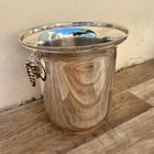 Vintage French Champagne Silverplate Ice Bucket Cooler Veuve Clicquot  24112410