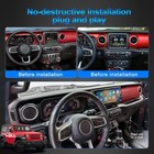 Car Radio For Jeep Wrangler Jl Gladiator Jt 2018-2023 Stereo Upgrade Carplay Gps