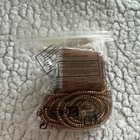 Bear Hair Clip W  Bow Accent  Brown   Gold Plastic metal  Solid Casual