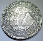 1838 Xf-au Cuzco South Peru Silver 8 Reales Sun Face Genuine 1800s Peruvian Coin