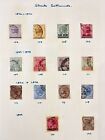 Malaya 1867 1934 Straits Settlements Used Mh On Pages 70 items   Mk5720