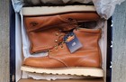 Thorogood Mens Steel-toe 1st Quality Tobacco 6  Moc-toe Lace-up Boots Size 9d