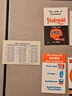 Lot Of 23 Vintage Football Pocket Schedule 1962 Afl 1974-1988 Nfl   1 1978 Cfl