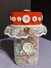  Home Travel Sewing Decoratef Jar Kit Threads Needles Scissor All You Can See