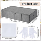 Wedding Dress Preservation Box Kit Dress Storage Box With 1 Microfiber Gloves An