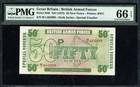 Sequential Run Of 7  Gb 1972 50 New Pence British Armed Forces 6th Series 66 Epq
