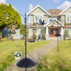 Backyard Expressions Heavy Duty Bird Feeding Station Kit W squirrel Baffle -    