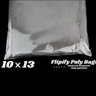 10x13 Clear Resealable T-shirt apparel Self Seal Lip Tape Poly Plastic Bags