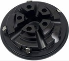 Golf Cart 8  Ss Black Wheel Covers- Ezgo  Club Car  Yamaha- Universal