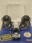 Vintage Peerless Bathroom Faucet Polished Chrome Smoky Crystal Handles Nip