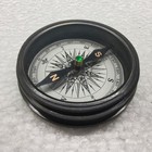 Vintage Style Pocket Compass Black Metal Nautical Navigation Instrument Handmade