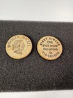 Two Vintage Wooden Nickel Tokens For Yogi Bear   s Jellystone Park Tex ark