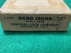 Vtg Hand Irons Cuffs W keys Harvard Lock Co  Reading Pa    New York Lucky Charm