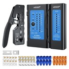 Rechargeable Network Cable Tester   Pass-through Ethernet Crimper For Rj45  Cat7
