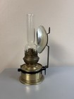 Vintage Kosmos Brenner German Oil Lamp W Chimney Reflector Lingenfelter Brill Oh