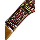 Dreamtime Australia Wooden Boomerang Aboriginal Art Hand Crafted painted 12 Inch