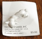 Vintage Hagen-renaker Usa 1 1 4  X 1  Lamb 00276 Standing On Original Card