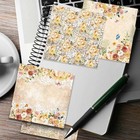 6in Vintage Floral Paper Pad Scrapbooking Album Making Journal Card Crafts 12pcs