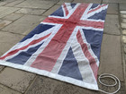 2 0 Yard Union Jack Flag Large Vintage Handmade  Fully Sewn Traditional  34