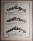  12  1893 Rifles Air Rifles Cartridges Print Ads Catalog Pages Original Ad-36