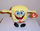 Ty Beanie Baby - Spongebob Squarepants  best Day Ever  Mwmts Stuffed Animal Toy