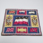 Vintage Antique Imperial Cigar Box Liner Germany Tobacco Felt Flannel Flag