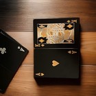 Matte Black        Casino Quality Playing Card Deck  poker blackjack  Etc 