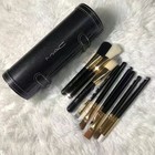 New Mac Cosmetics Makeup Brushes Set Of 9 With Case Professional