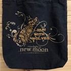 Y2k The Twilight Saga New Moon I Run With Wolves Graphic Cotton Tote Bag