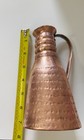 Antique 19th Century Hand-hammered Solid Copper Jug Middle Eastern 6 1 2   