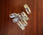 Ge 161 Miniature Lamp Bulb Wedge Base 12 Volt 6 Pack