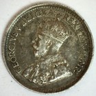 1919 Canada Silver Five Cents Extra Fine Circulated 5c Canadian Coin George V