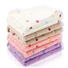 3pack Blankets Super Soft Cute Dot Pattern Pet Blanket Flannel Throw For Dog Cat