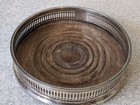 Antique Scottish Sterling Silver Wine Bottle Coaster Wilson Sharp Edinburgh 1927