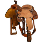 Ranch Roping Roper Wade Tree A Fork Work Leather Western Horse Saddle Size12-18