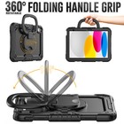 For Ipad 11th A16 10 9 8 7 6 5th Shockproof Hard Stand Case Handle Cover Straps